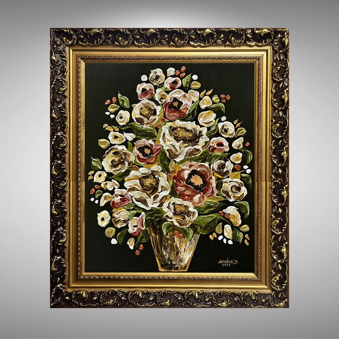 Elegant Blooms at Midnight