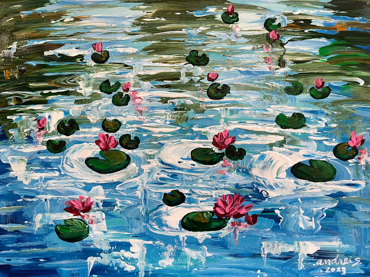 Waterlilies (art on paper)