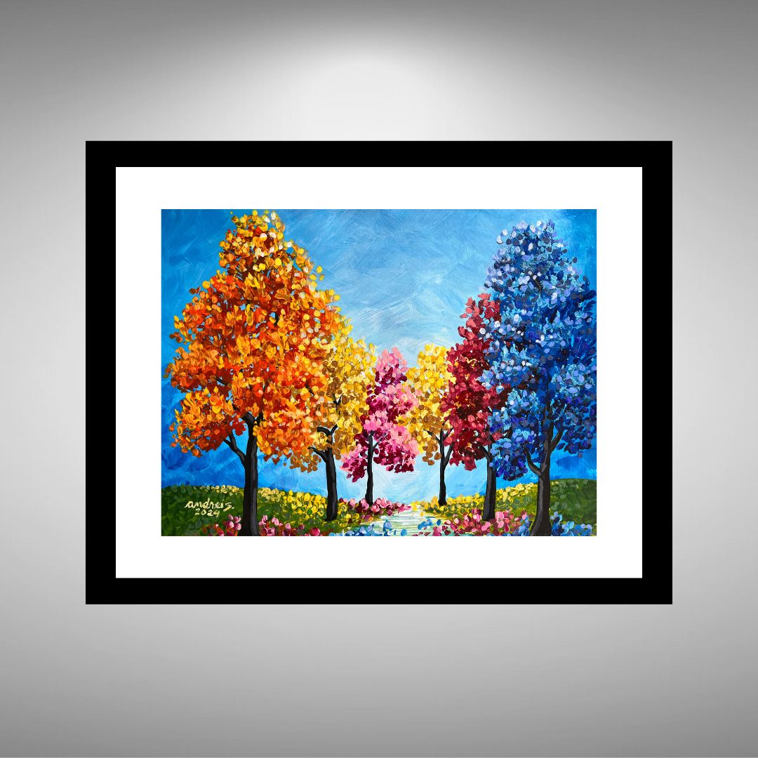 Symphony of Autumn (art on paper)