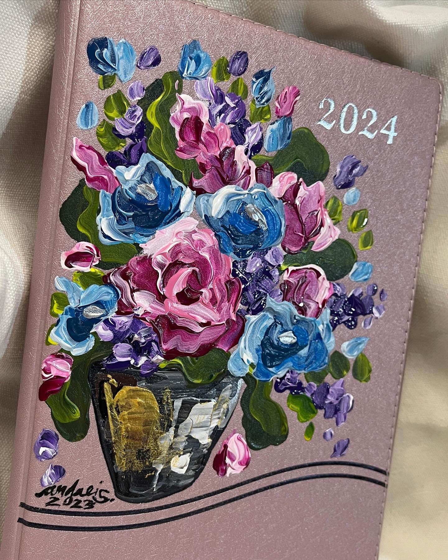 Hand-painted 2024 Planner 1