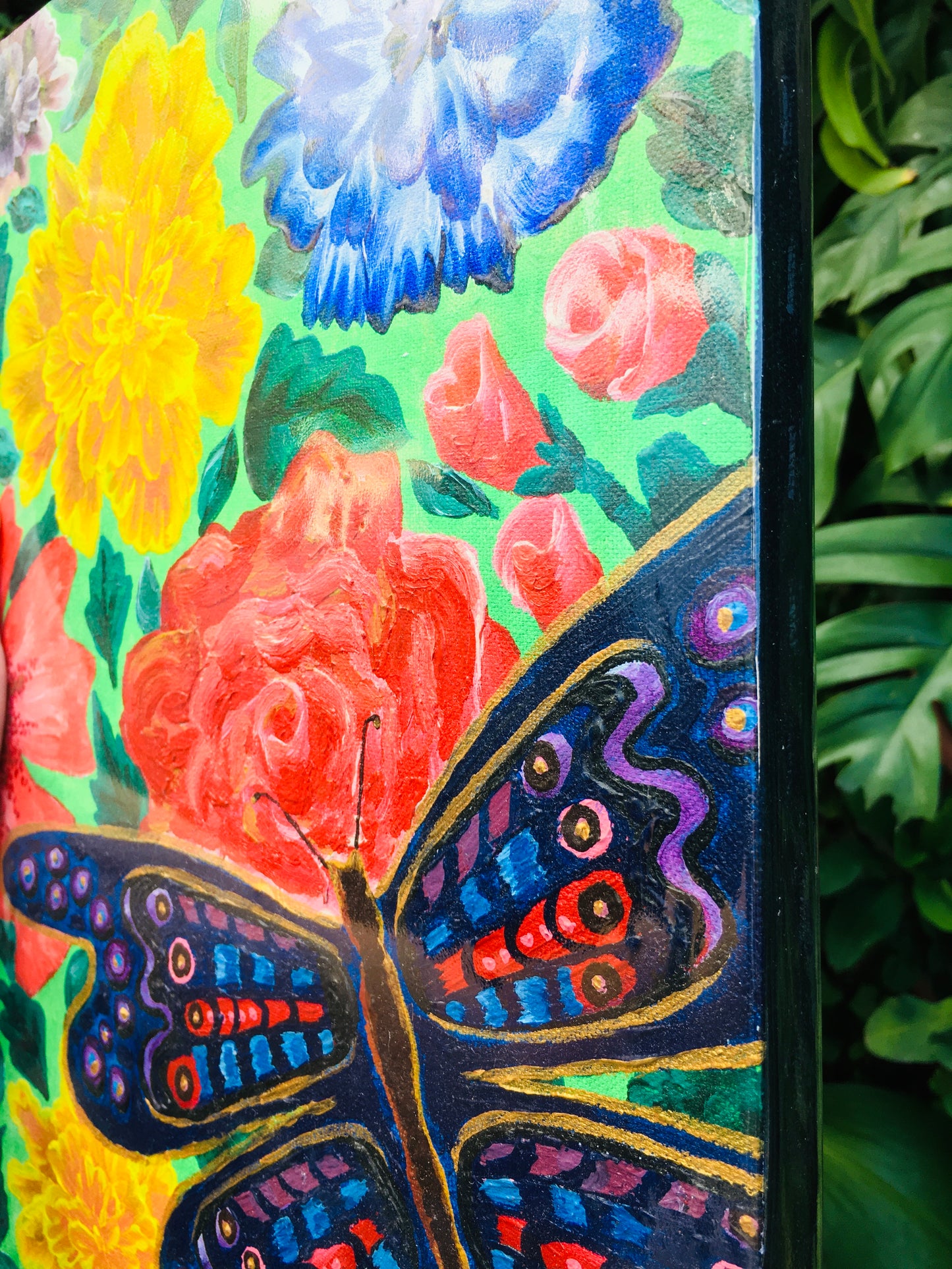 Butterfly and Flowers (2017) (SALE)