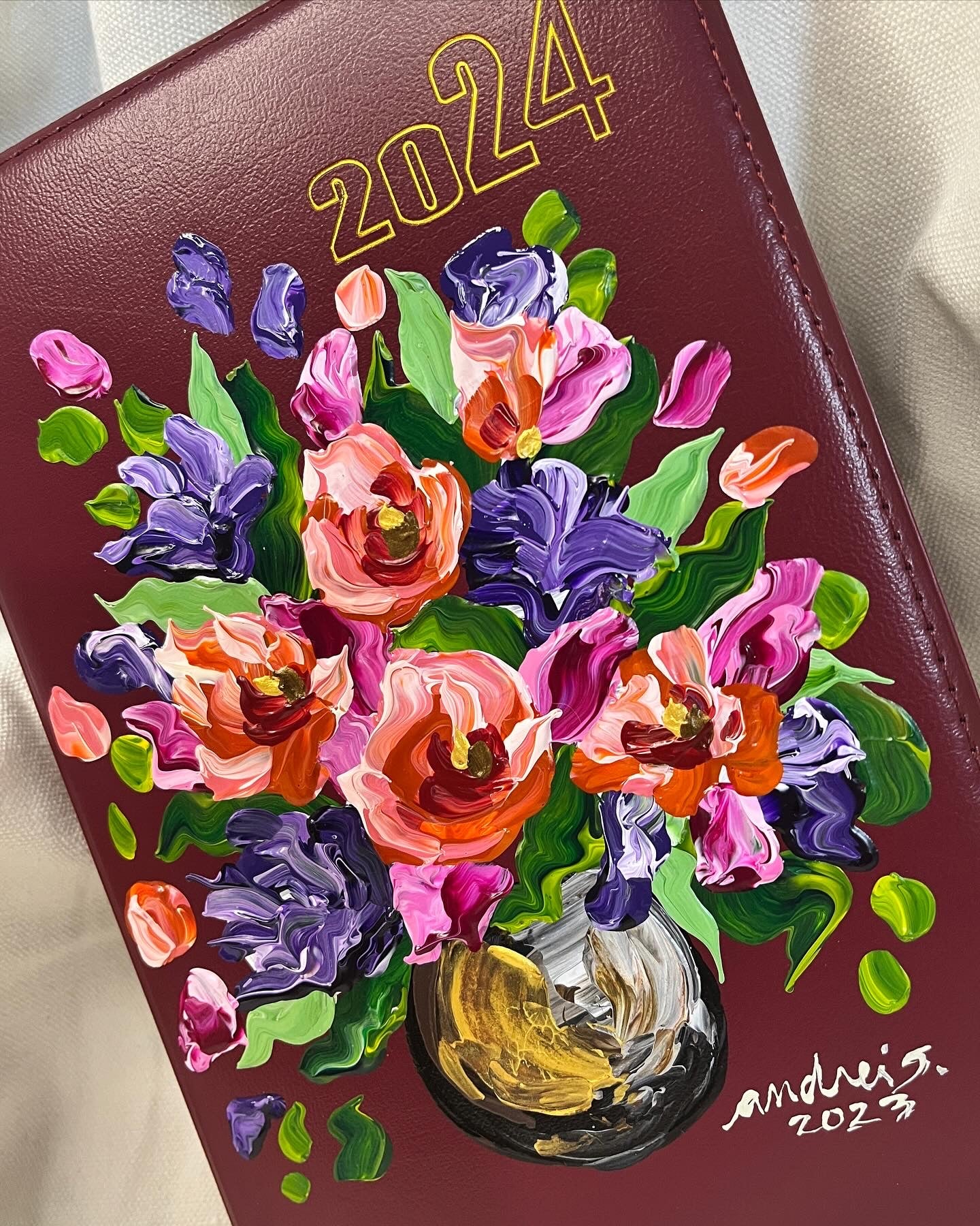 Hand-painted 2024 Planner 2