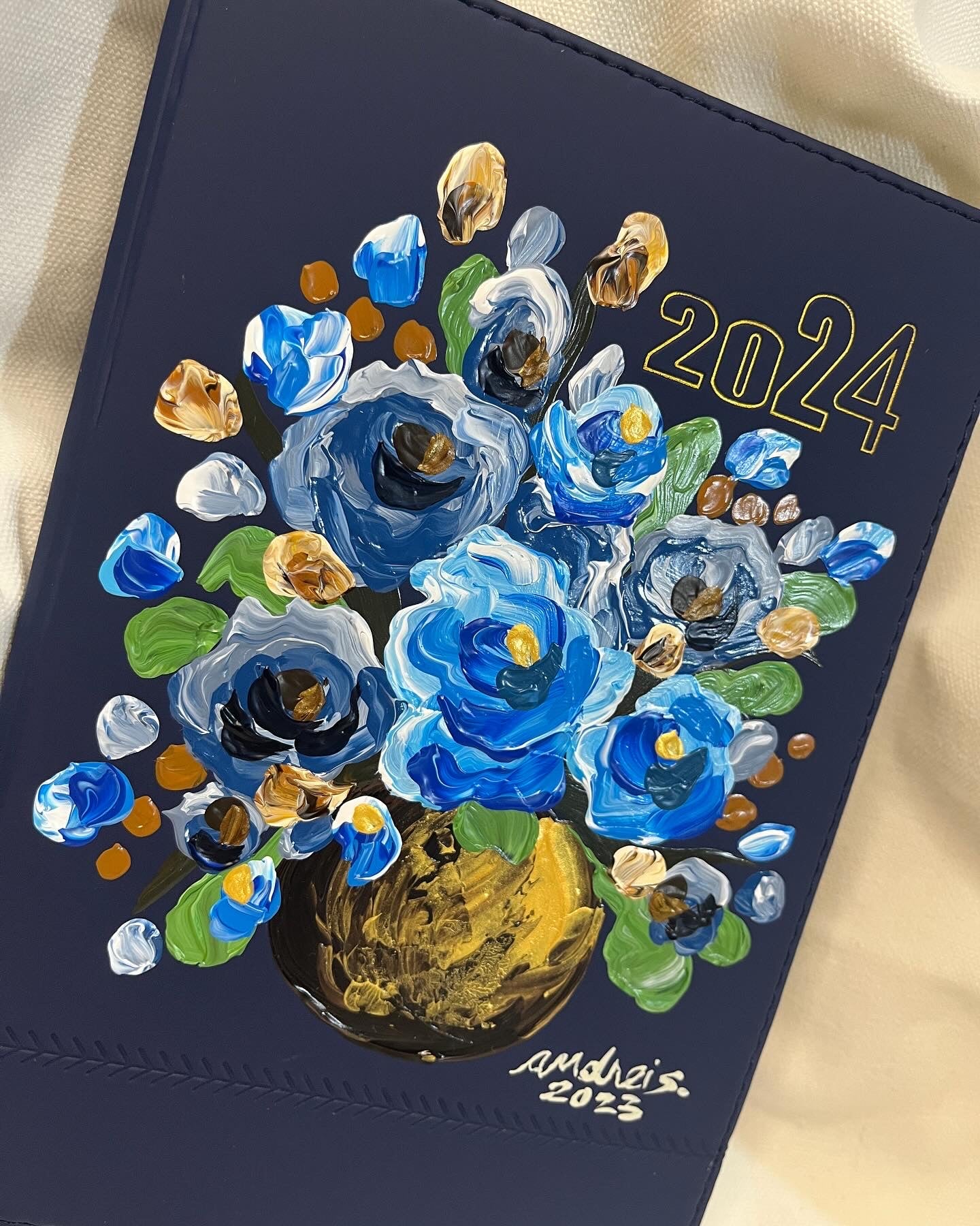 Hand-painted 2024 Planner 3