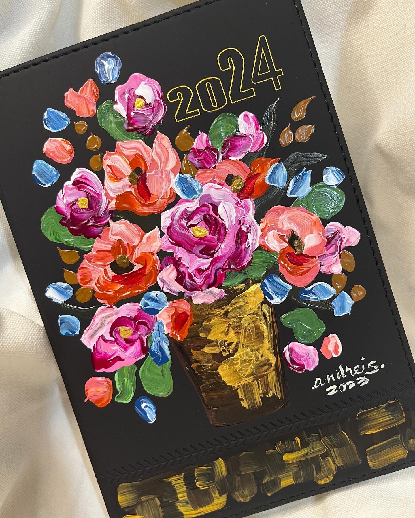 Hand-painted 2024 Planner 4