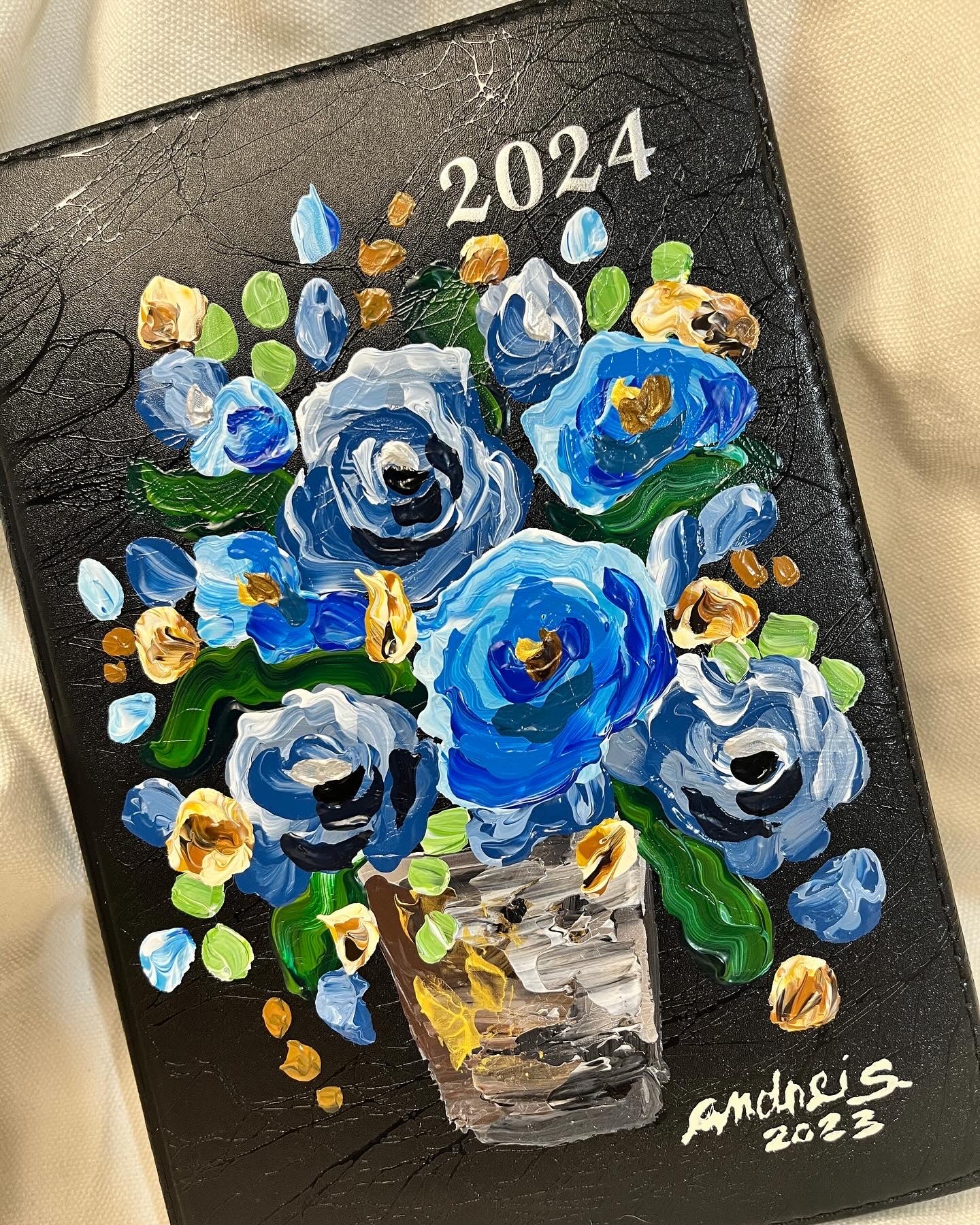 Hand-painted 2024 Planner 7