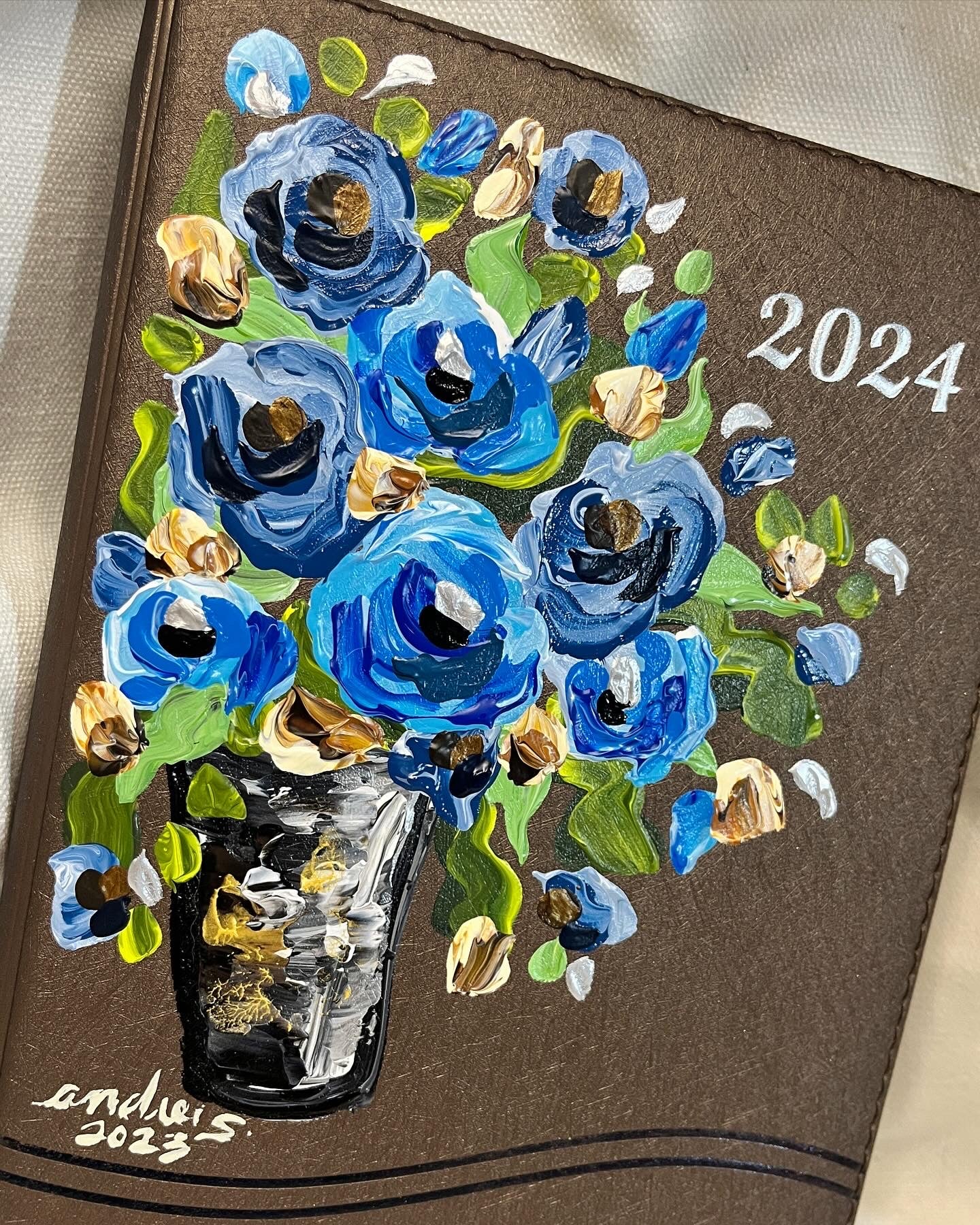 Hand-painted 2024 Planner 8