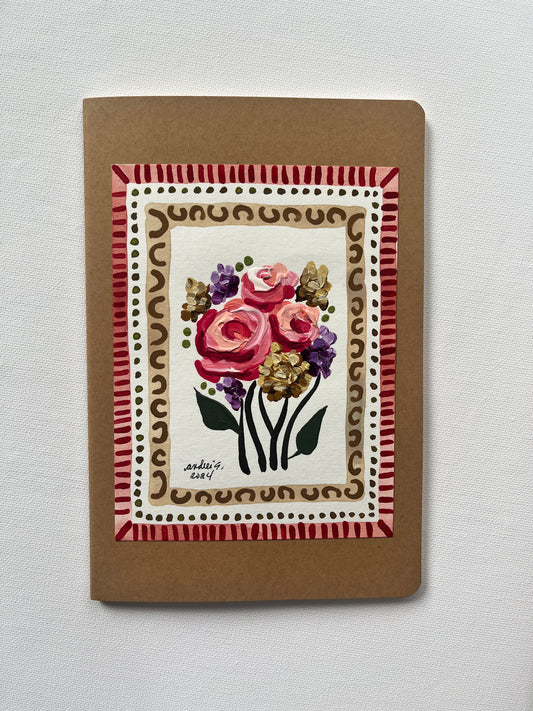 (Sale) Mixed Media Painting on a Journal 10