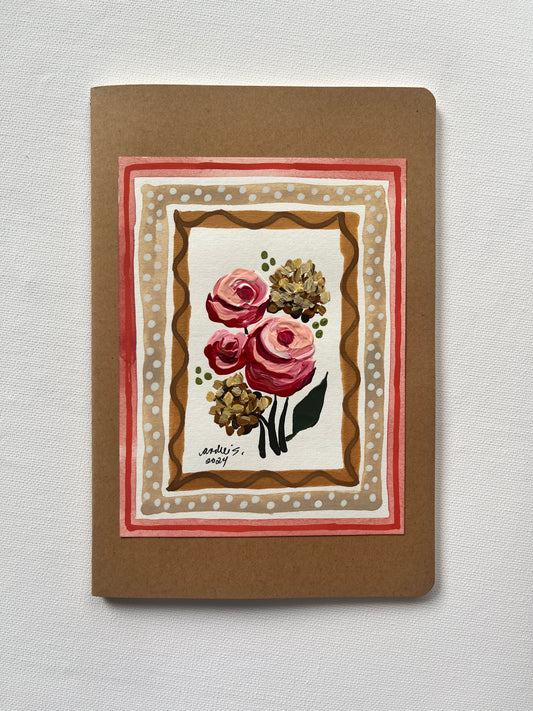 (Sale) Mixed Media Painting on a Journal 12