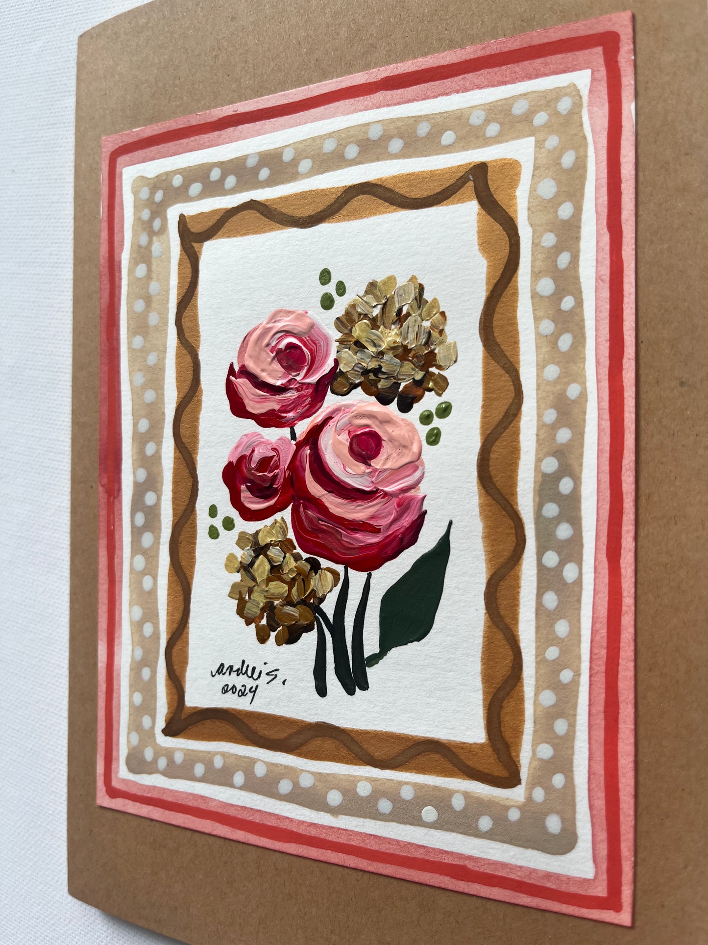 (Sale) Mixed Media Painting on a Journal 12