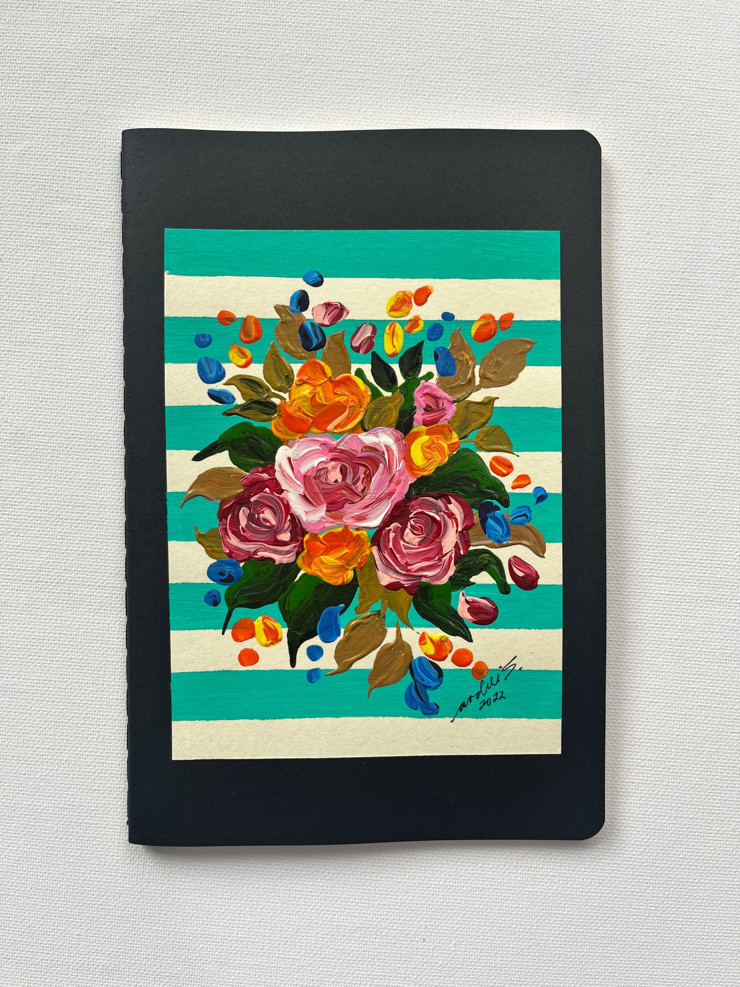 (Sale) Mixed Media Painting on a Journal 14