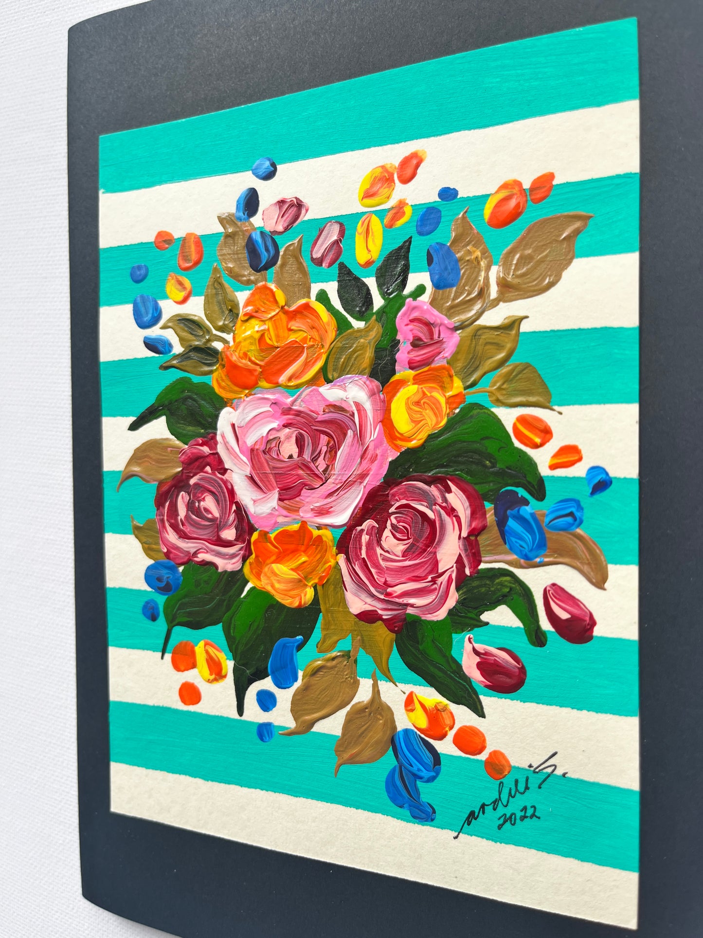 (Sale) Mixed Media Painting on a Journal 14