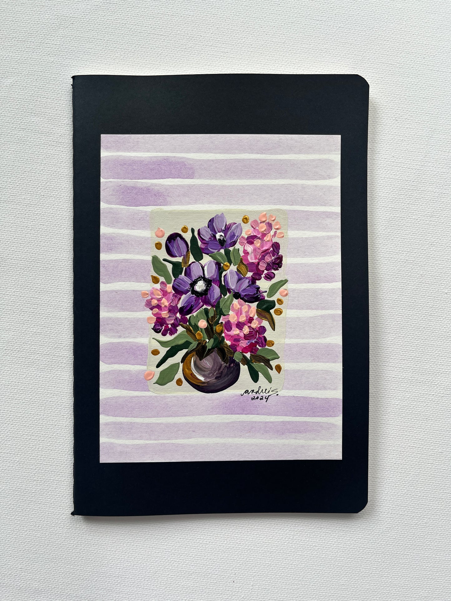 (Sale) Mixed Media Painting on a Journal 15