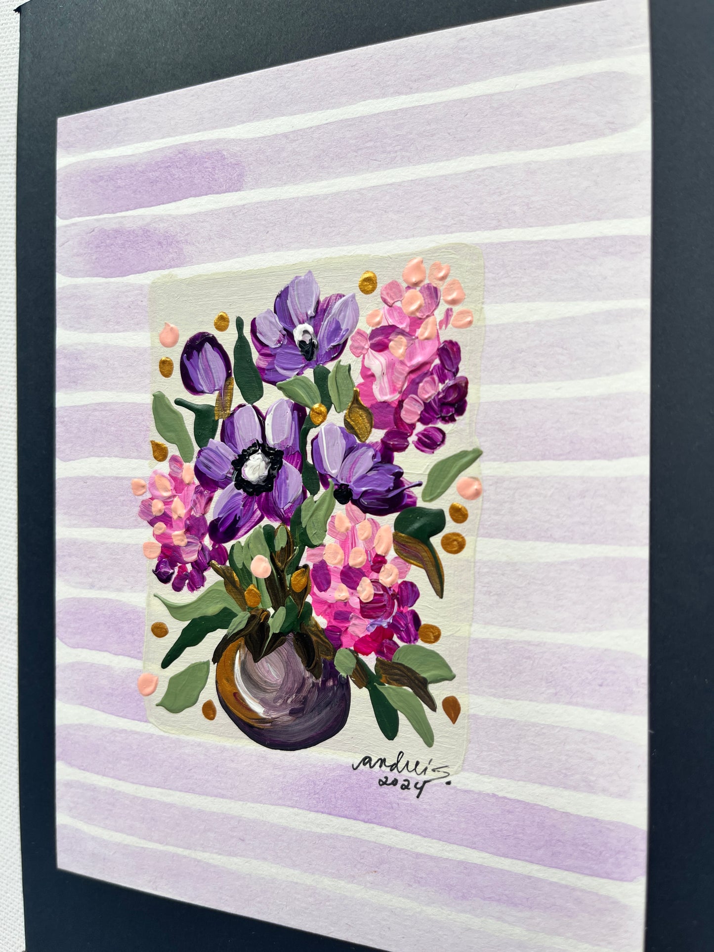 (Sale) Mixed Media Painting on a Journal 15