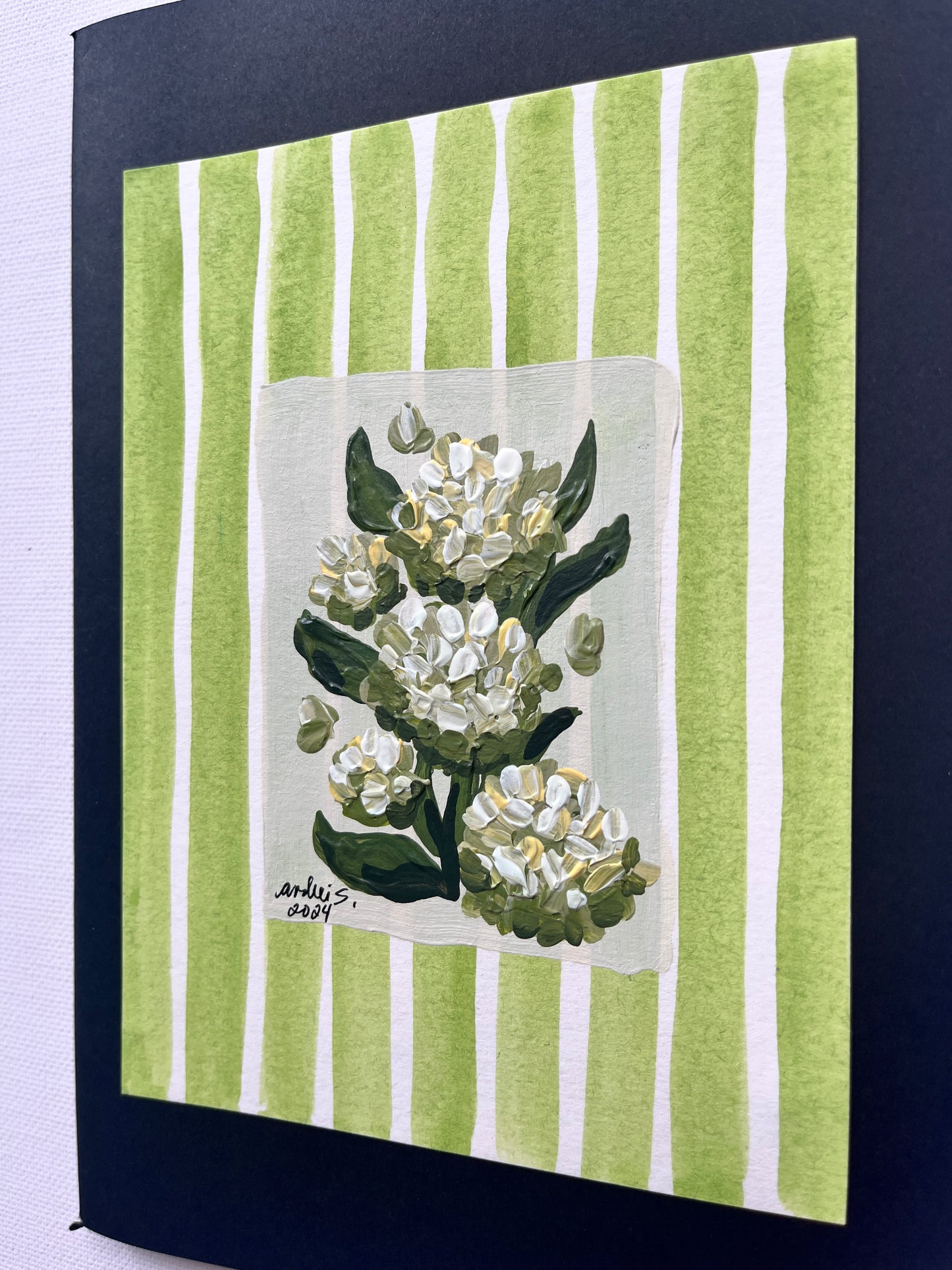 (Sale) Mixed Media Painting on a Journal 18