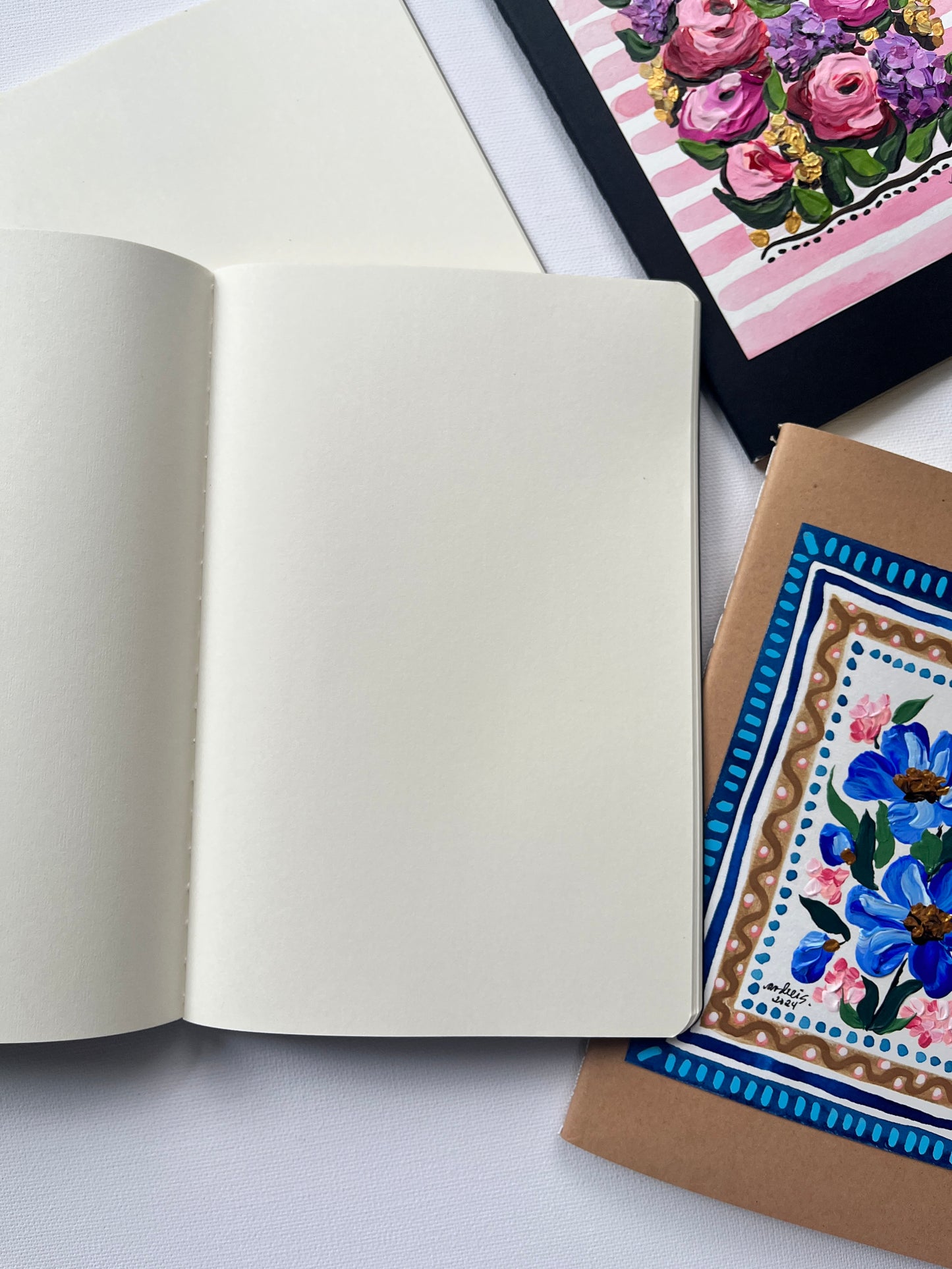 (Sale) "Palette Project" Abstract Painting on a Journal 11