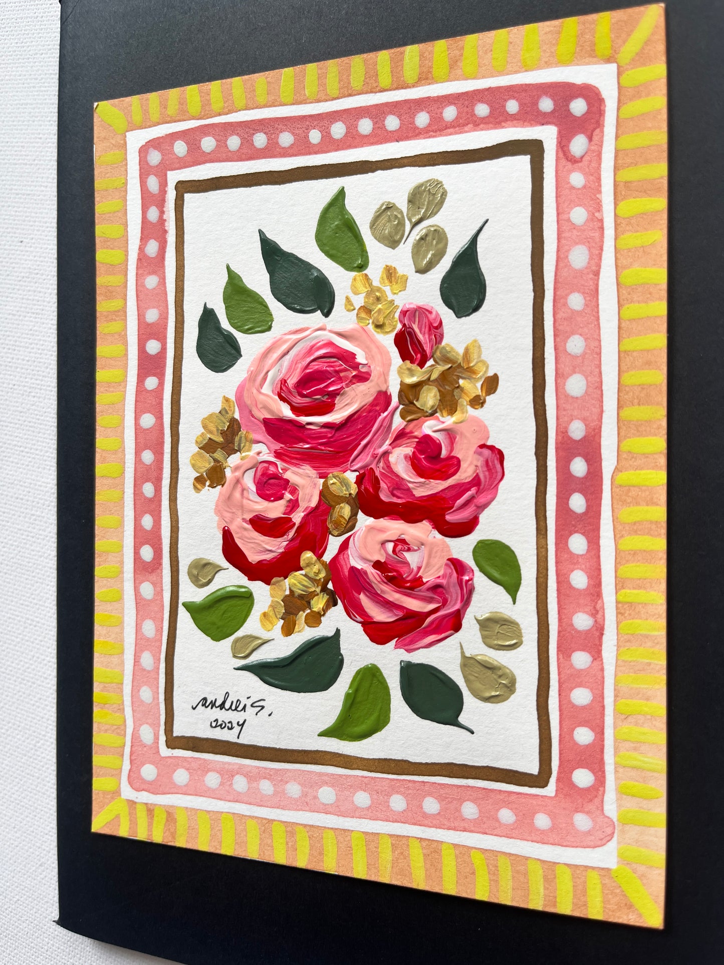 (Sale) Mixed Media Painting on a Journal 19