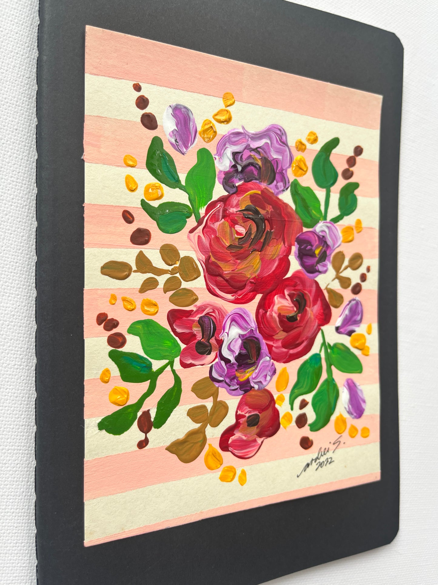 (Sale) Mixed Media Painting on a Journal 23