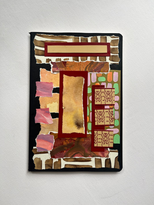 (Sale) Collage on a Journal 3