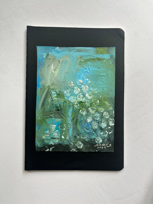 (Sale) "Palette Project" Abstract Painting on a Journal 11