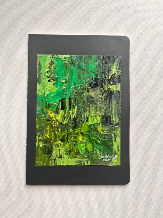 (Sale) "Palette Project" Abstract Painting on a Journal 8