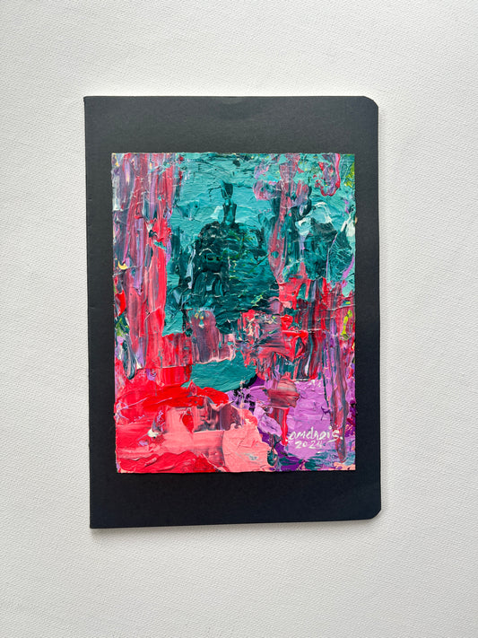 (Sale) "Palette Project" Abstract Painting on a Journal 5