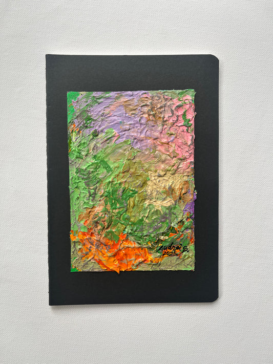 (Sale) "Palette Project" Abstract Painting on a Journal 4
