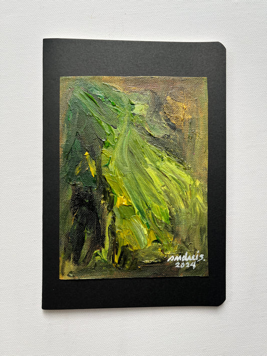 (Sale) "Palette Project" Abstract Painting on a Journal 12
