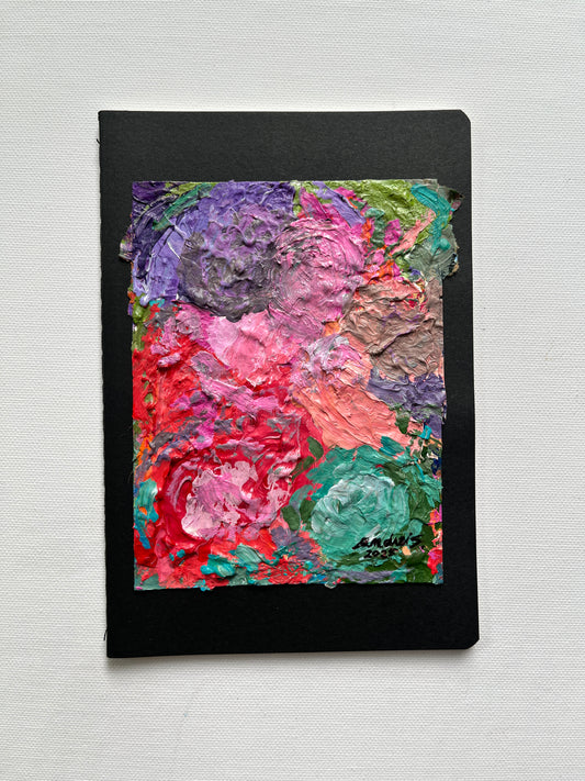 (Sale) "Palette Project" Abstract Painting on a Journal 18