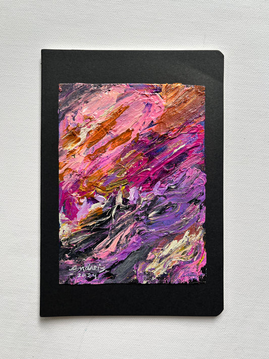 (Sale) "Palette Project" Abstract Painting on a Journal 19