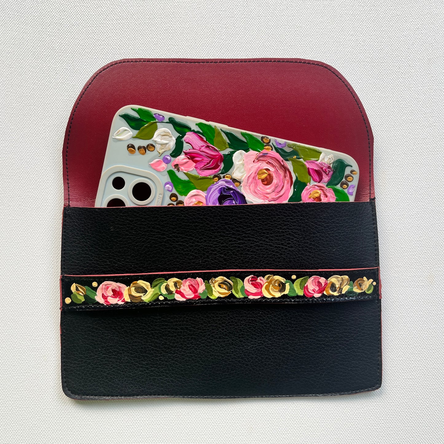 Hand-painted Purse (Black #2)