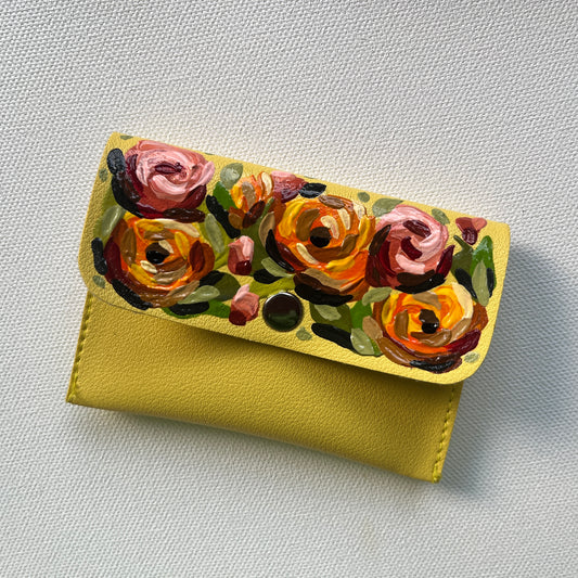 Hand-painted Wallet (Yellow #2)