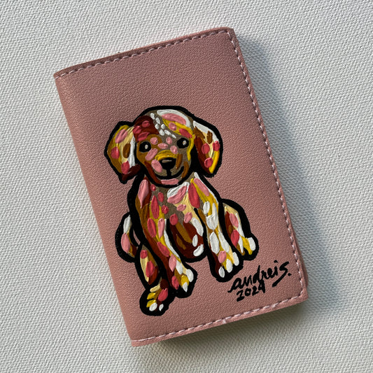 Hand-painted Cardholder (Pink #2)