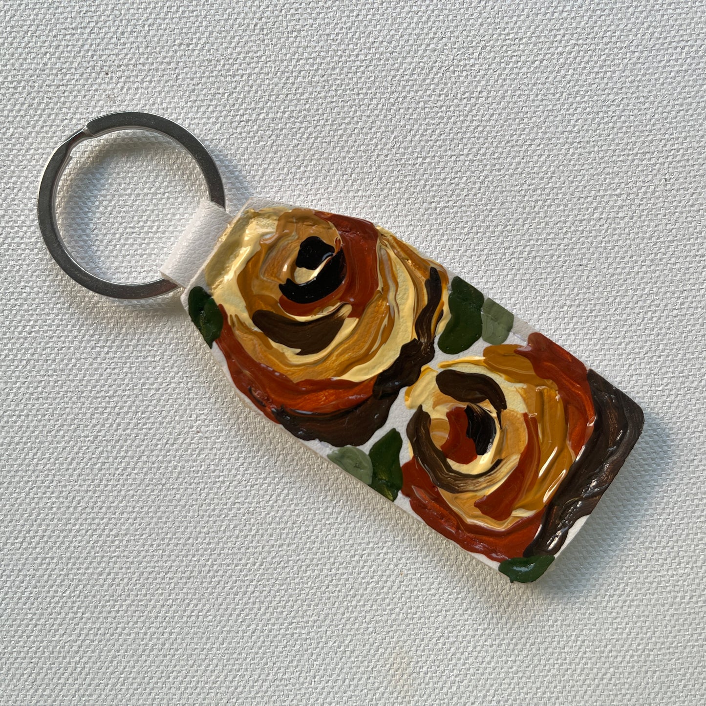 Hand-painted Keychain (Brown #1)