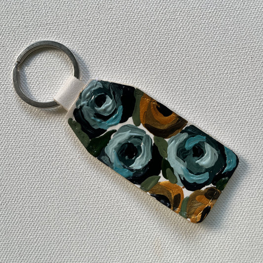 Hand-painted Keychain (Grayish Blue #2)