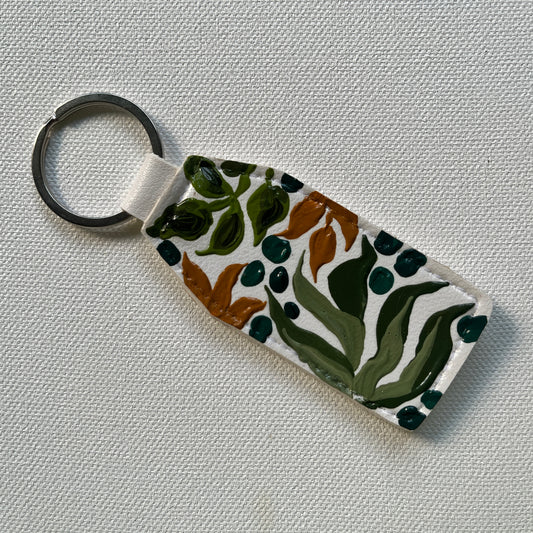 Hand-painted Keychain (Green #2)