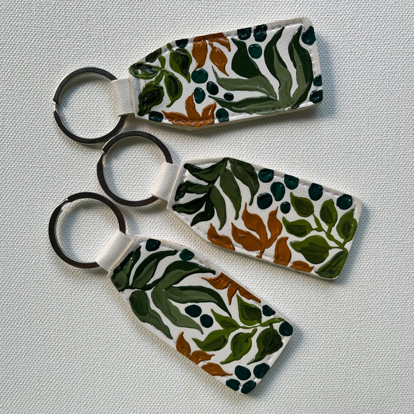 Hand-painted Keychain (Green #3)