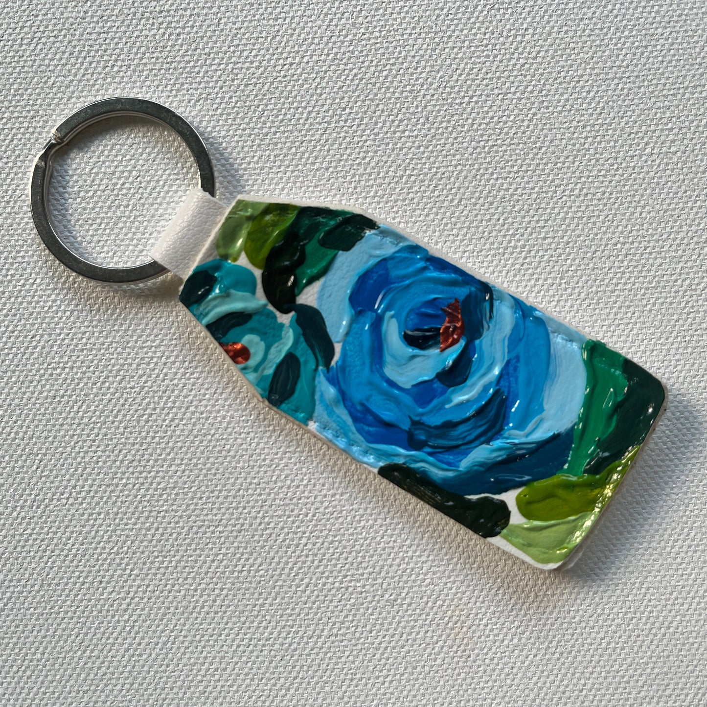 Hand-painted Keychain (Blue #1)