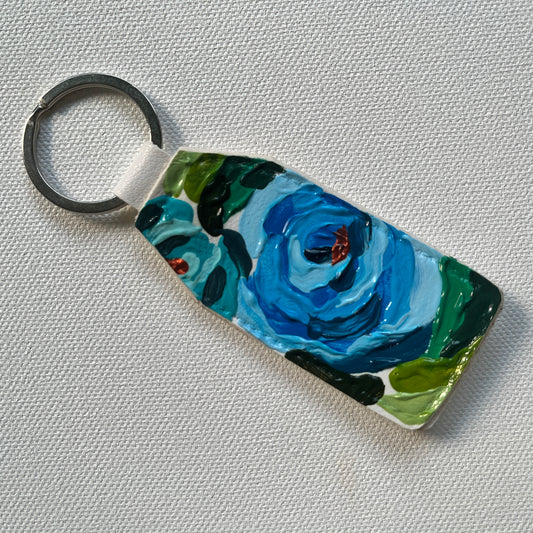 Hand-painted Keychain (Blue #1)