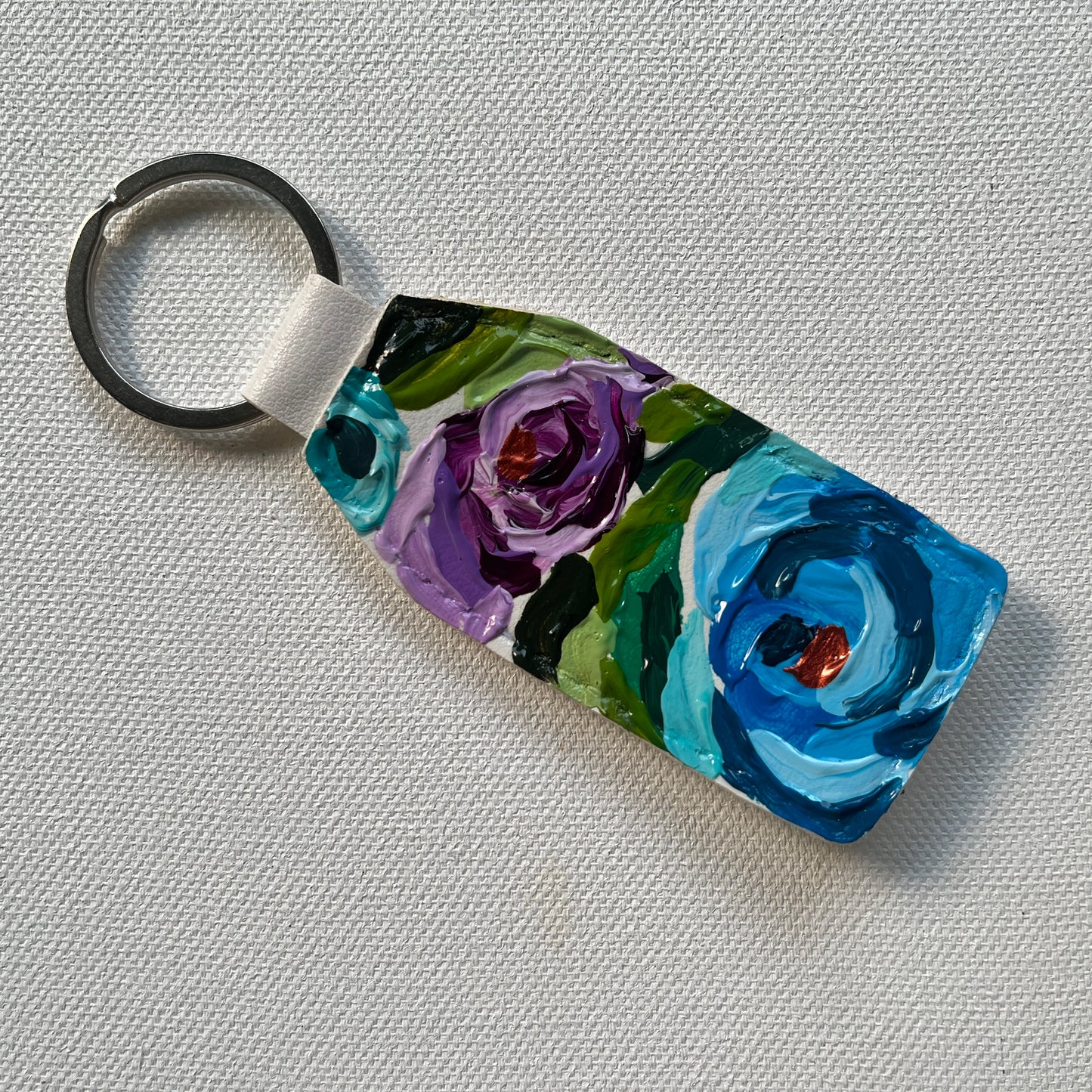 Hand-painted Keychain (Blue #2)