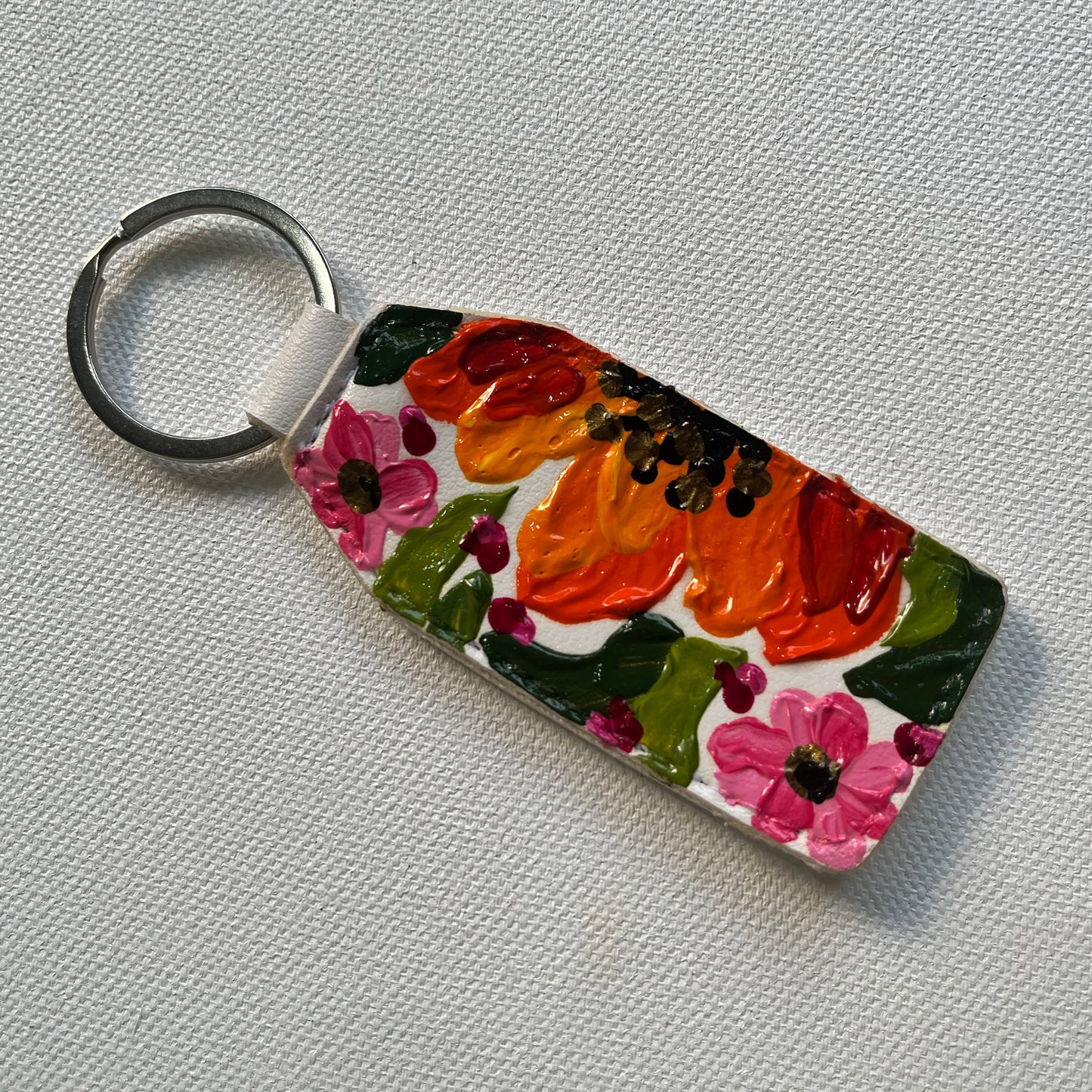 Hand-painted Keychain (Orange #1)