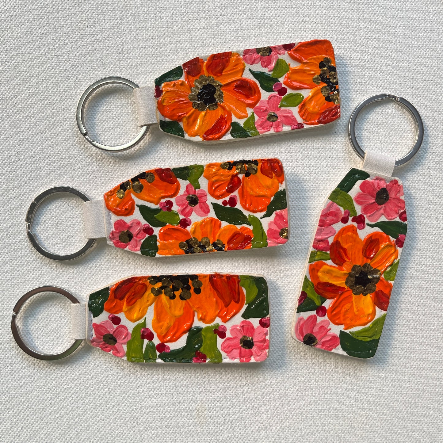 Hand-painted Keychain (Orange #3)