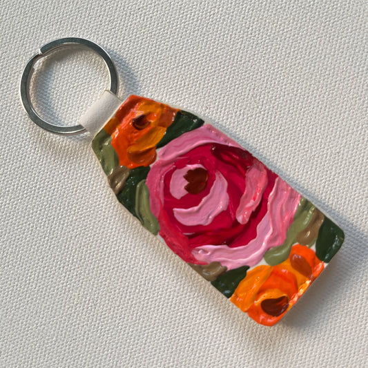 Hand-painted Keychain (Pink #1)