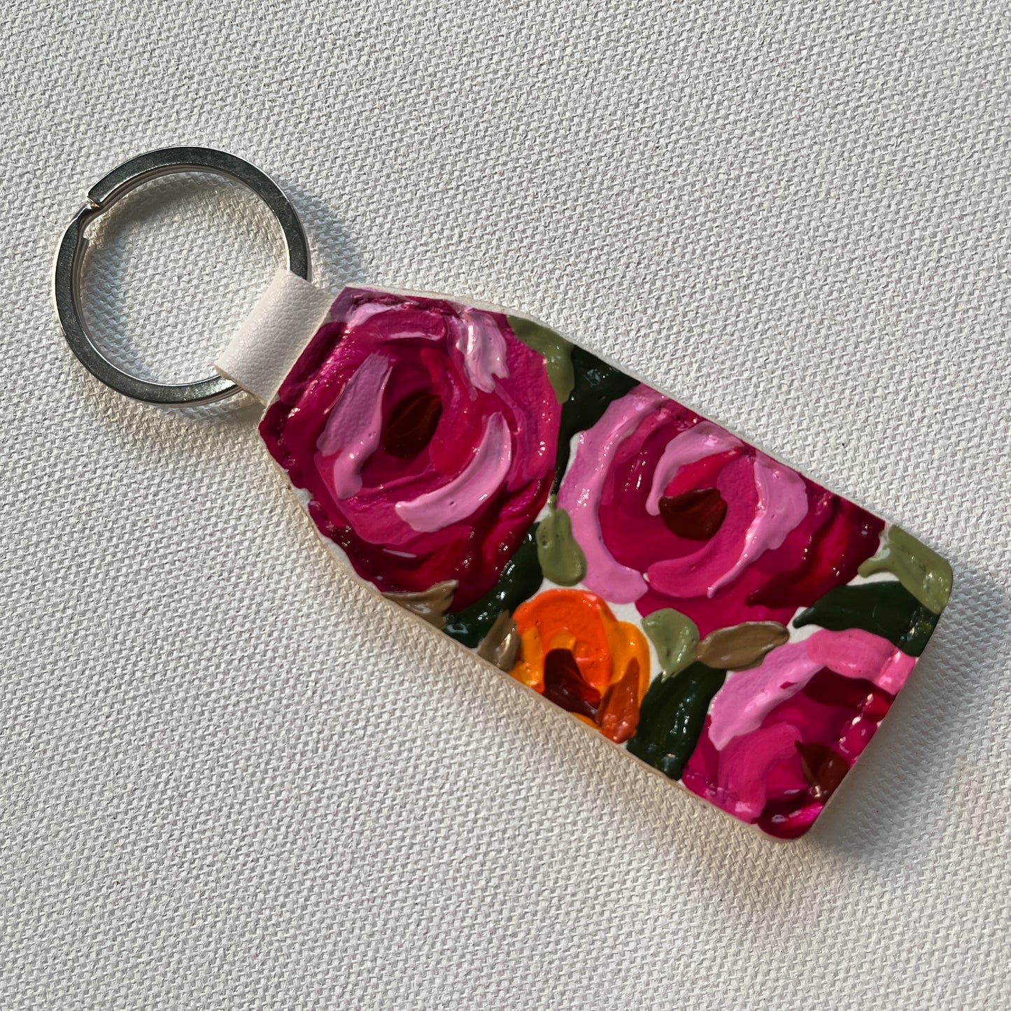 Hand-painted Keychain (Pink #2)