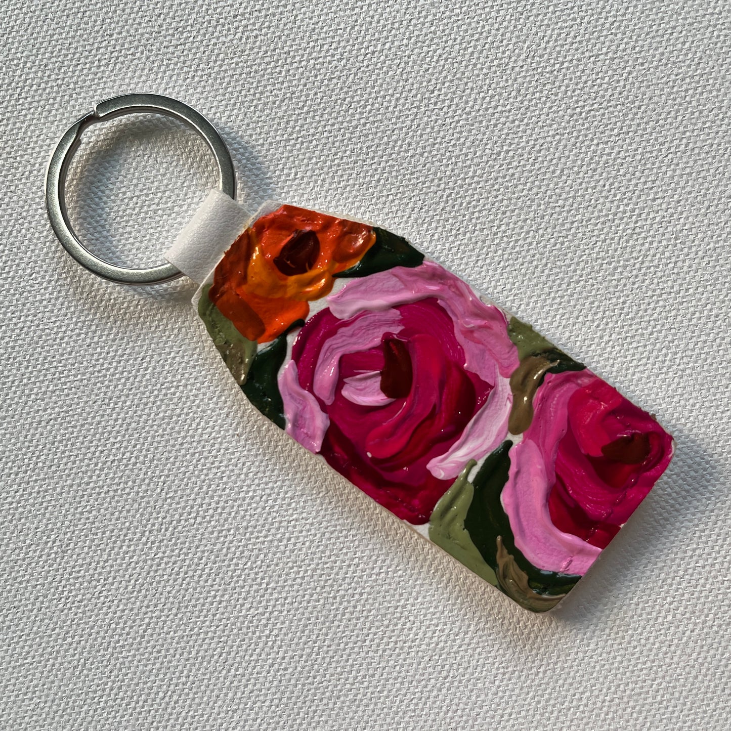 Hand-painted Keychain (Pink #4)