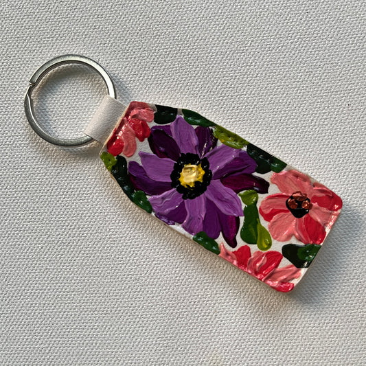 Hand-painted Keychain (Purple #4)