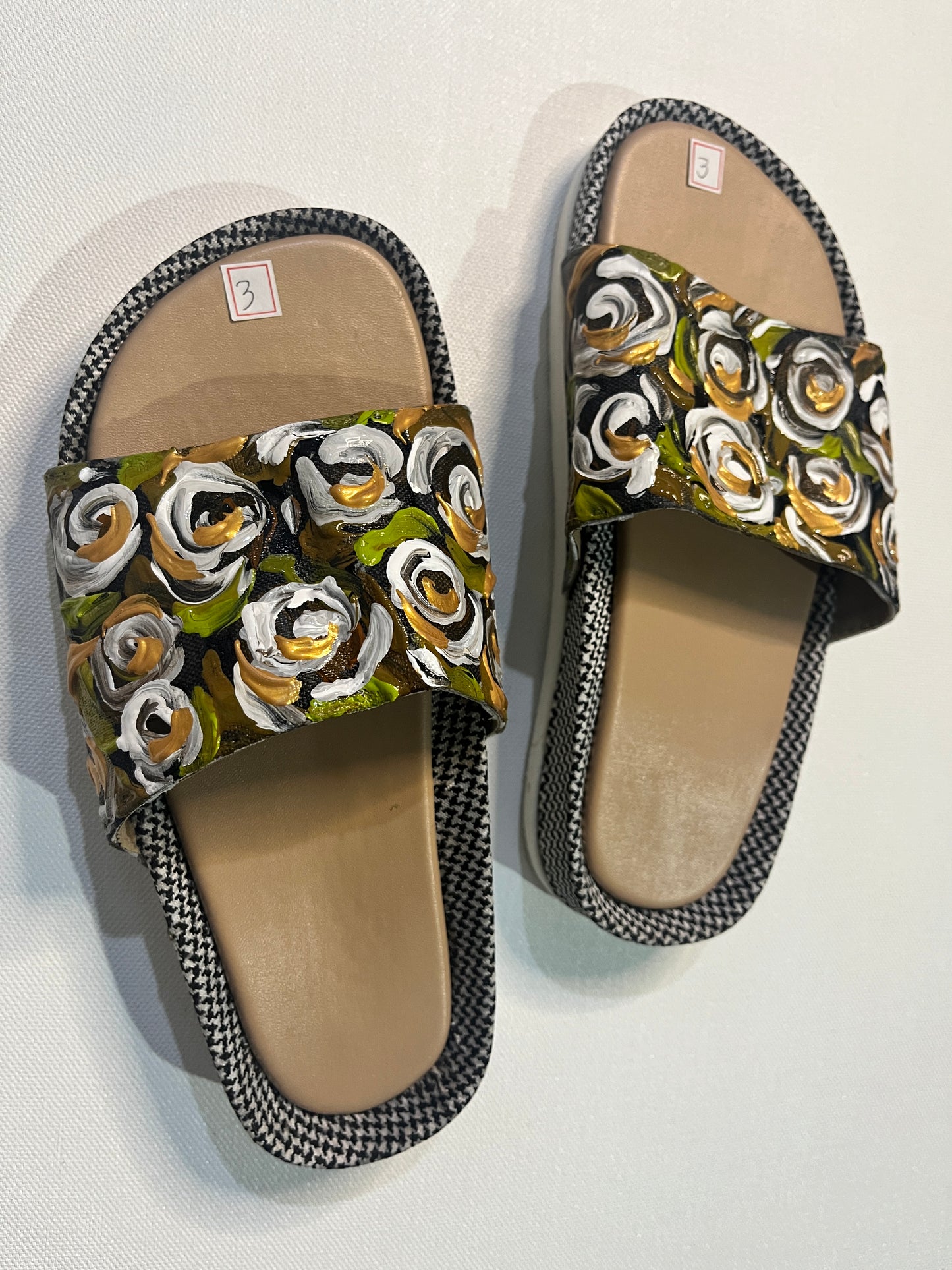 Hand-painted Slippers for Kids (Grey #1)