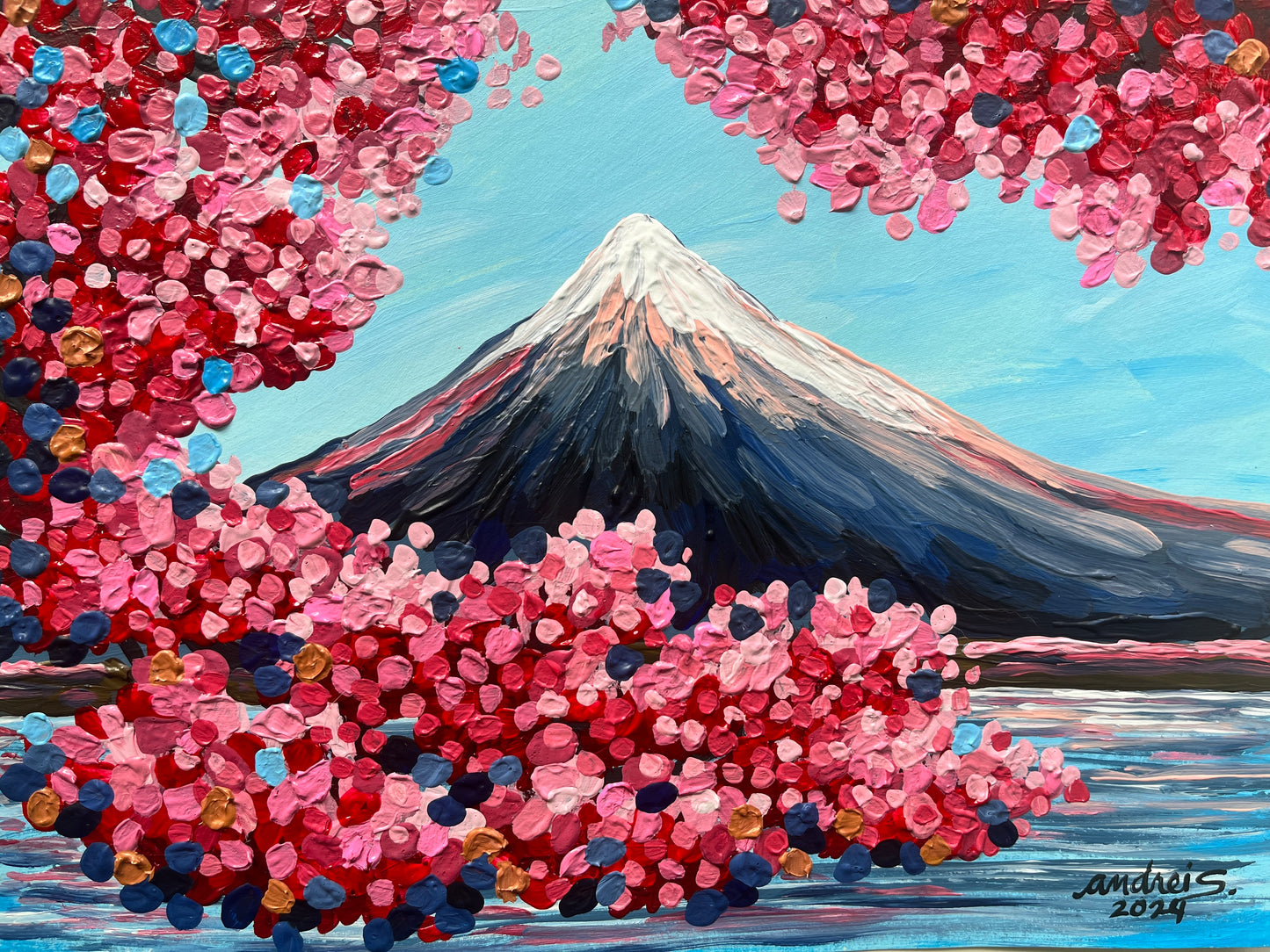 Mt Fuji Contemporary (art on paper)