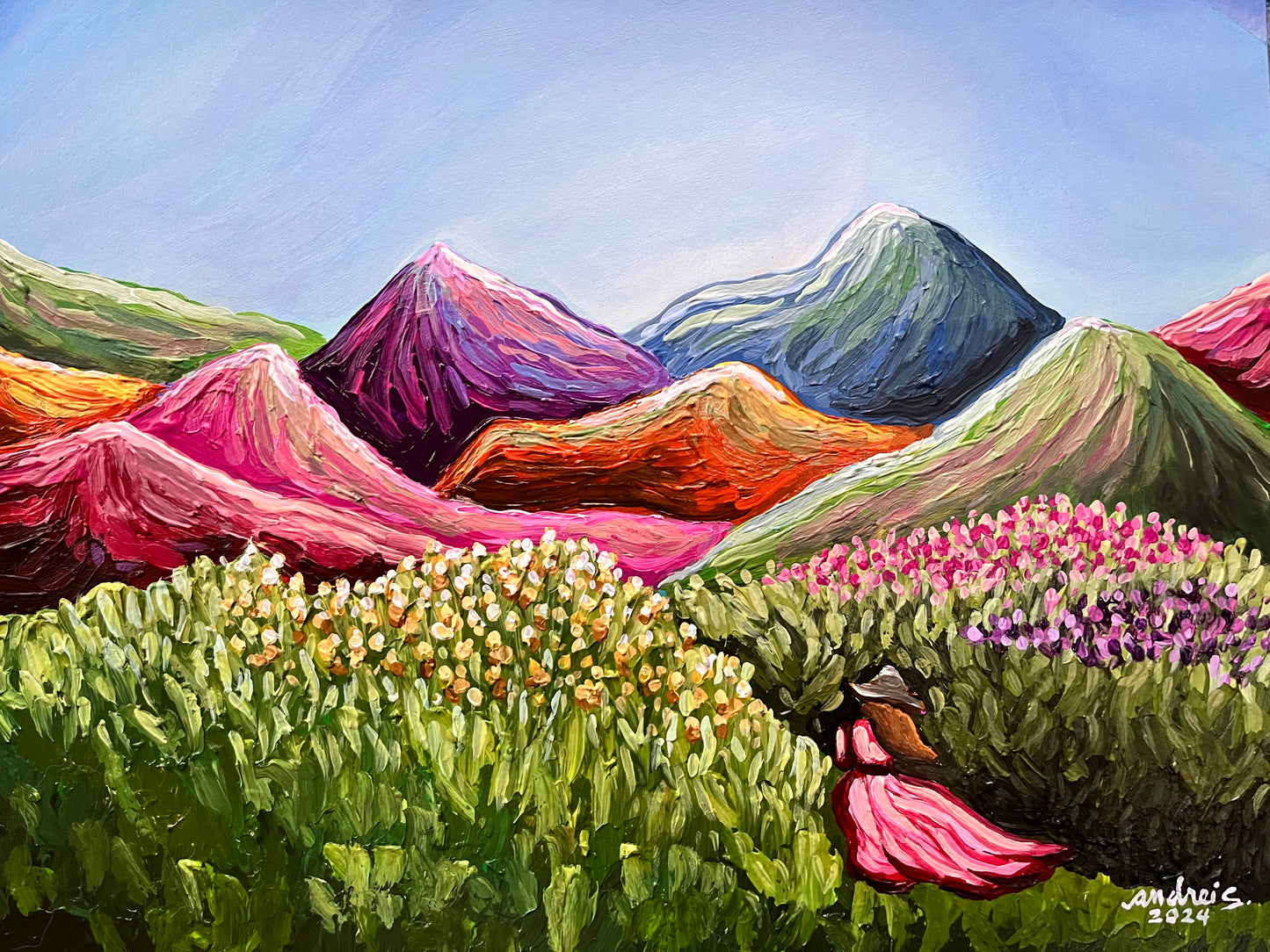 Painted Peaks (art on paper)